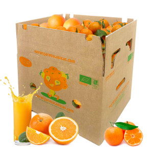 Caja 15 Kg Naranjas Mesa, Zumo y Mandarinas