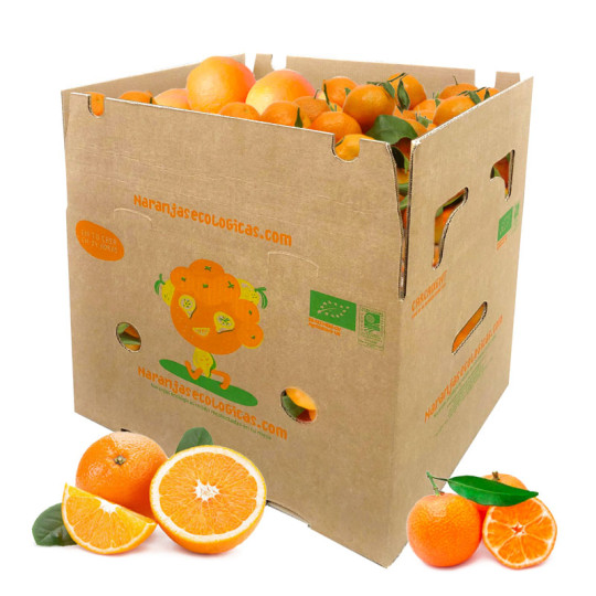 Caja 15 Kg Naranjas Mesa y Mandarinas